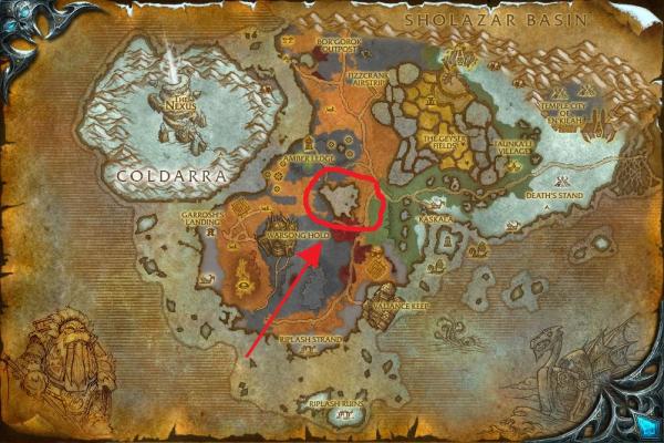 world of warcraft map cataclysm. Here is a map of Borean with