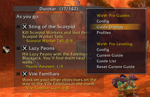 wow quest log addon