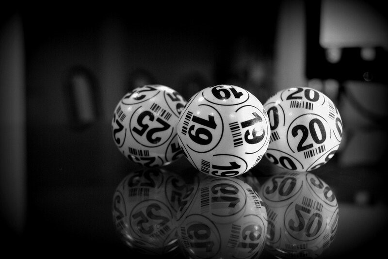 bingo balls with numbers