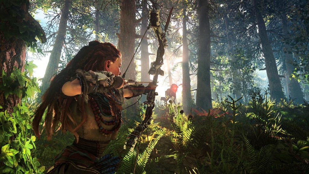 horizon zero dawn aloy hunting