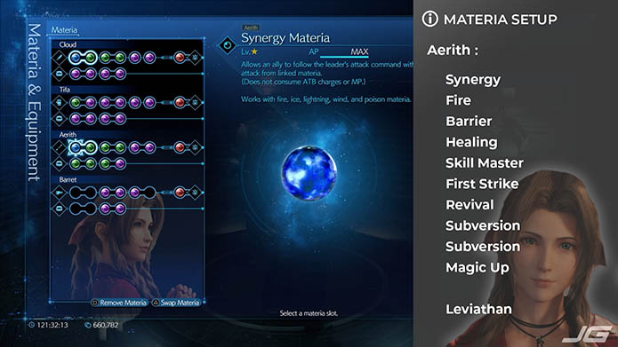 Weiss Guide 7 - Aerith Materia Setup