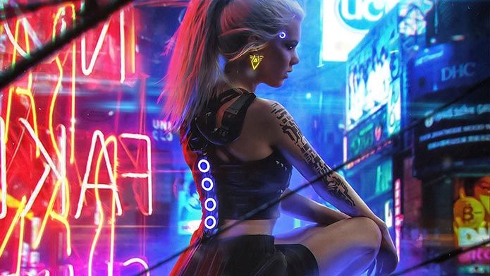 cyberpunk 2077 hot girl